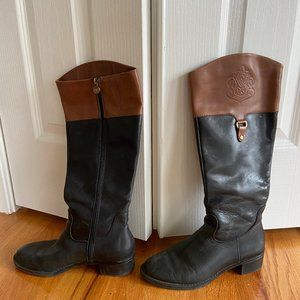 Franco Sarto Black Riding Boots